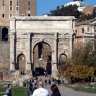 Rome, l'arc de triomphe de Septime Sévère